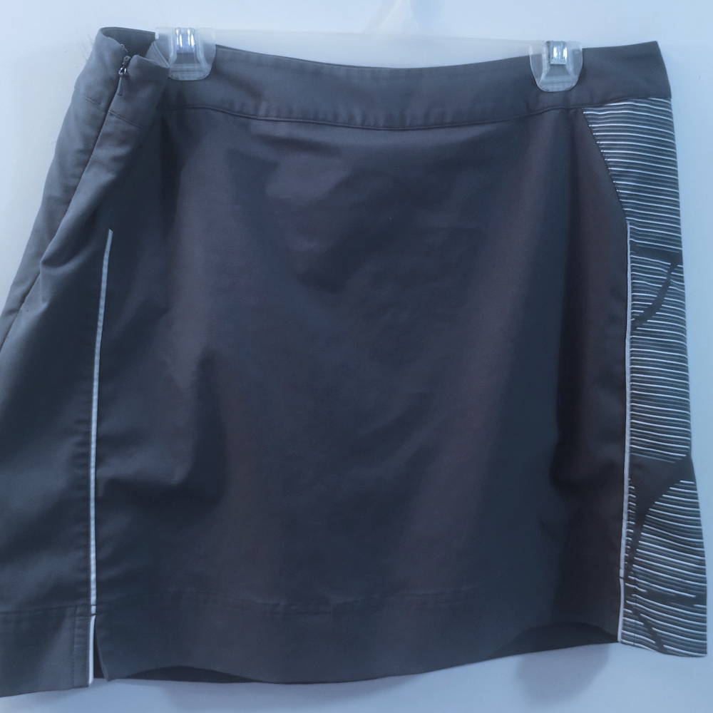 Adidas Gray ClimaCool Skirt with White Trim